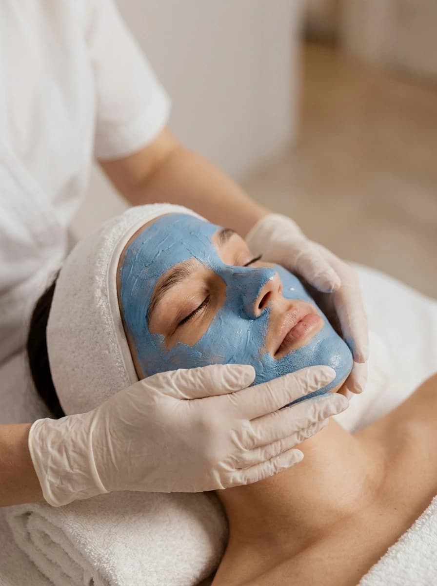 Avaliação e procedimento facial